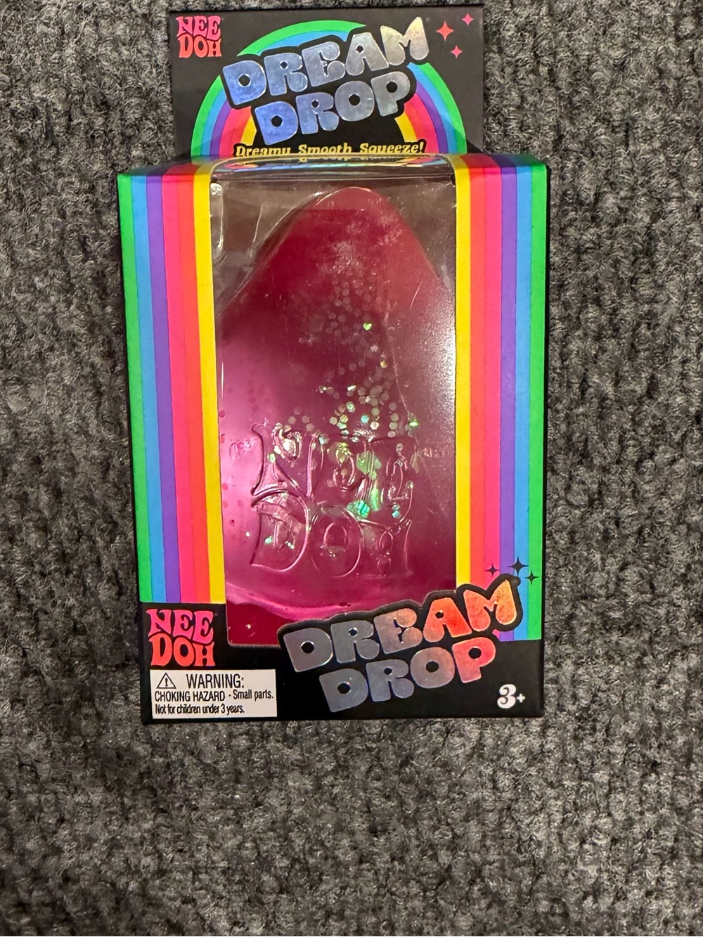 Needoh Dream Drop Pink Squishy Sensory Toy